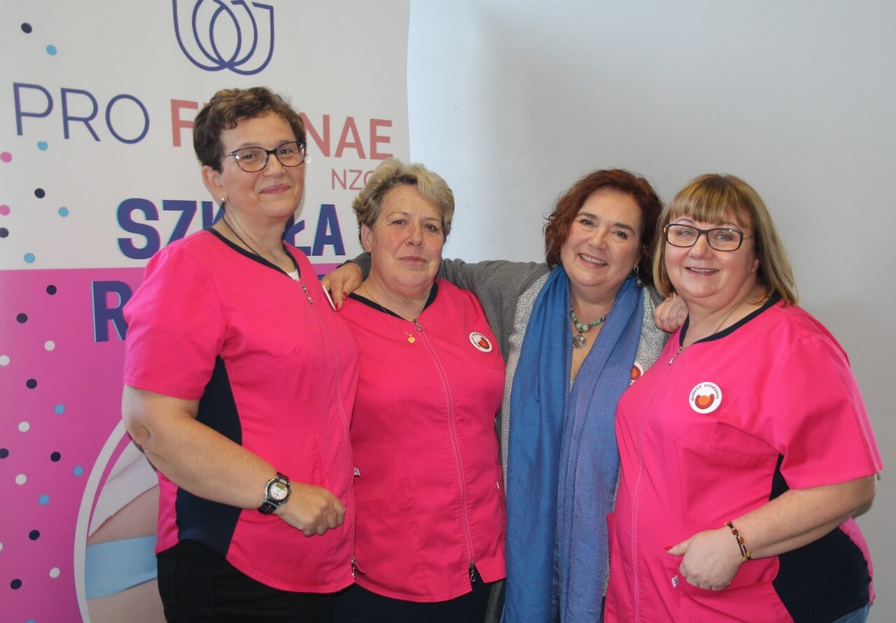 "Pro Feminae" działa od ponad 21 lat - od lewej: Lidia Michalska, Stenia Nicewicz, Katarzyna Oleś, współzałożycielka stowarzyszenia „Dobrze urodzeni” oraz Barbara Gardyjas. Zdj. Sabina Horzela-Piskula  