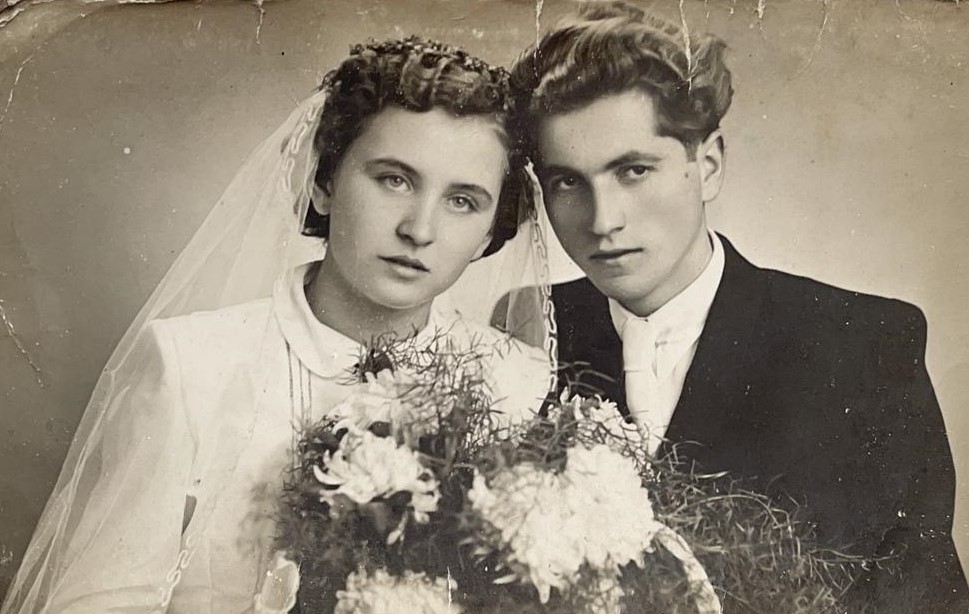Anna i Jan pobrali się 7 listopada 1953 roku. Zdj. Arch. pryw.