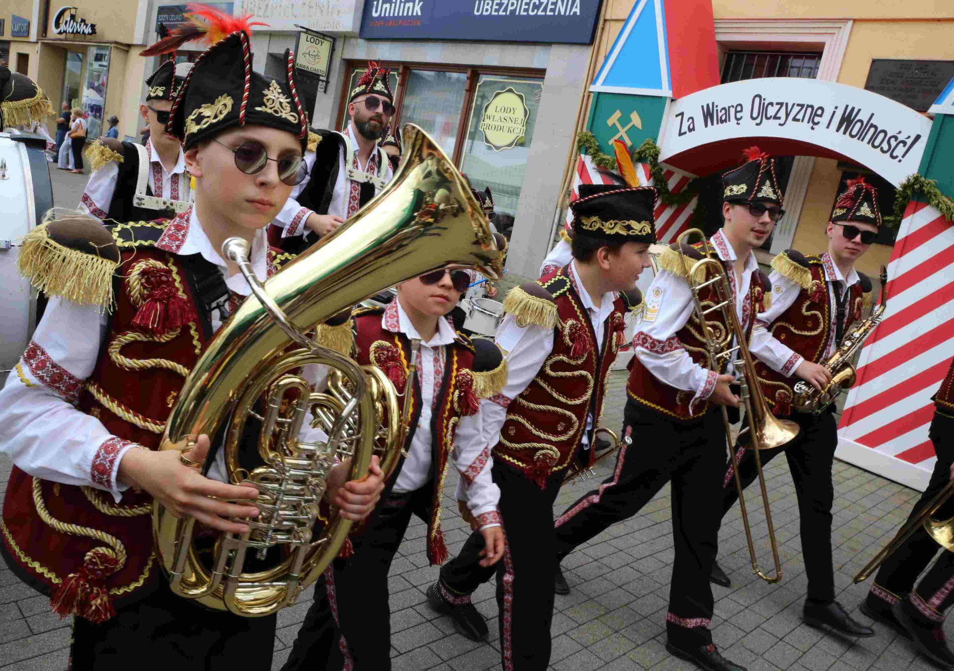 W festiwalu bierze udział m.in. orkiestra dęta z ukraińskiego Lwowa. Zdj. Wacław Troszka