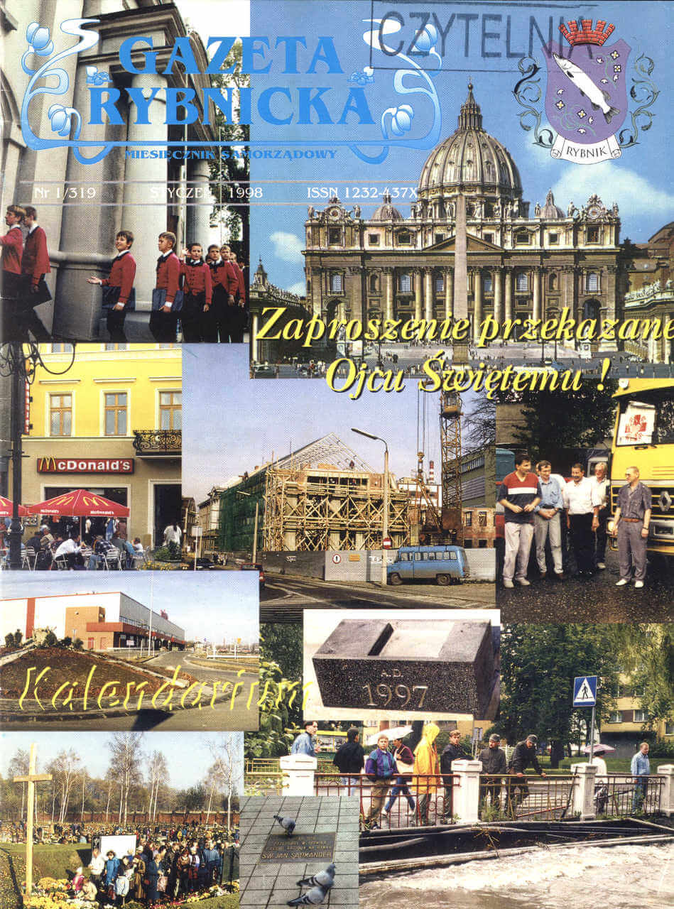 Archiwalne wydania Gazety Rybnickiej: 1998 rok