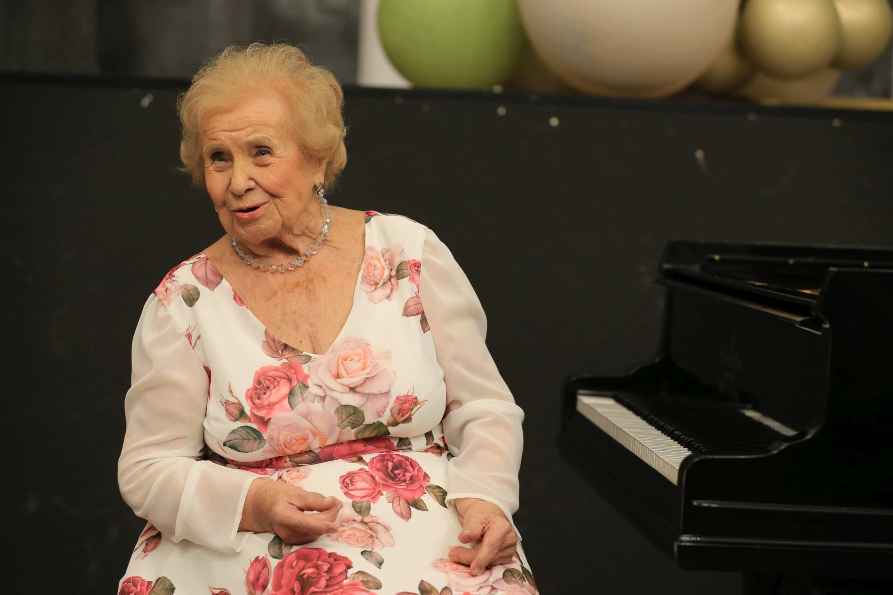 Lidia Grychtołówna to najstarsza grająca pianistka w Europie. Zdj. Wacław Troszka