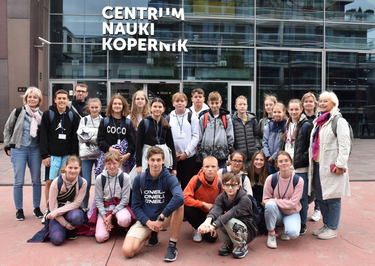 Uczniowie byli również w Centrum Nauki Kopernik. Zdj. Arch. SP nr 35