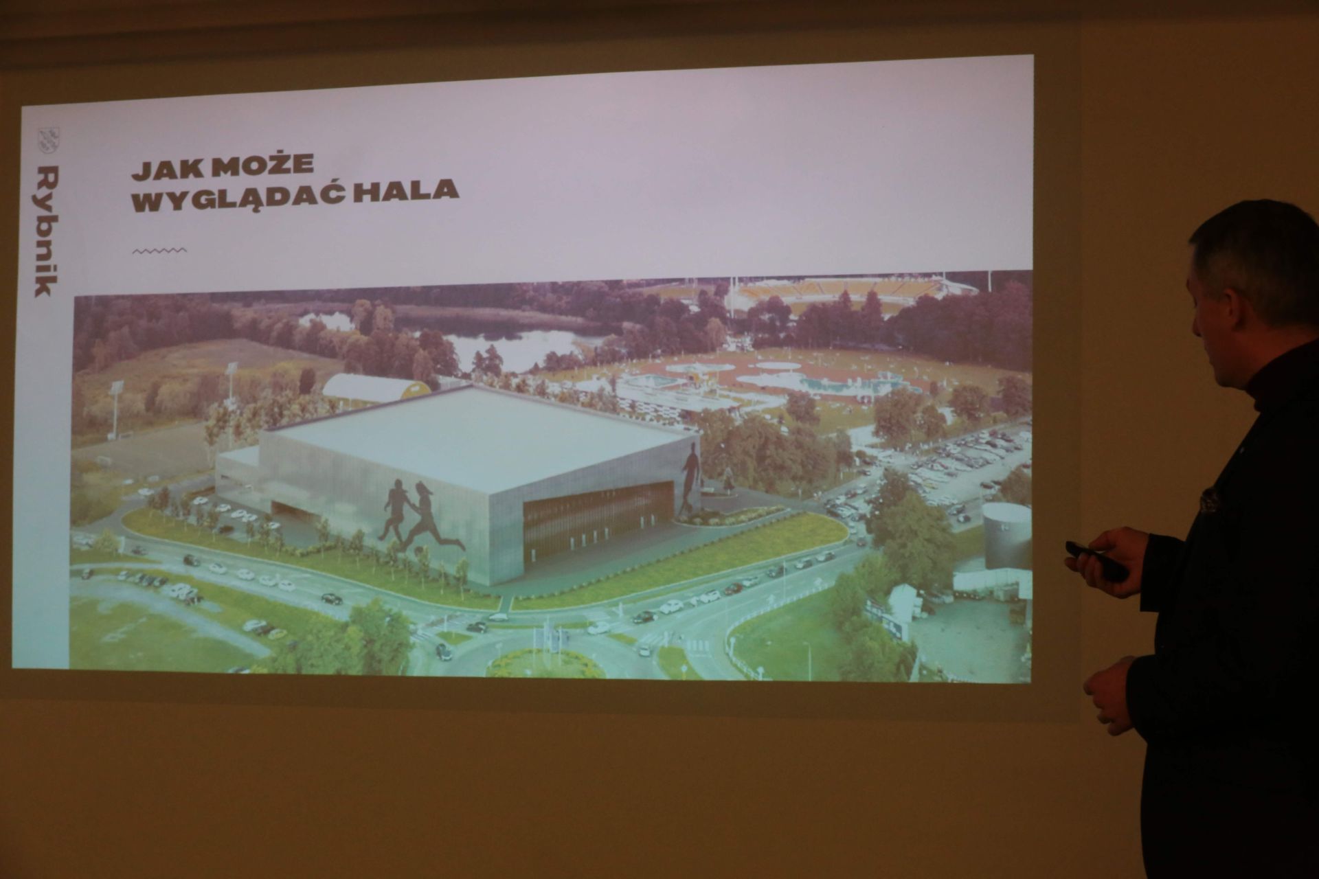 Jak poinformował prezydent Piotr Kuczera, prace nad projektem budowlanym nowej hali rozpoczną się w przyszłym roku. Zdj. Wacław Troszka