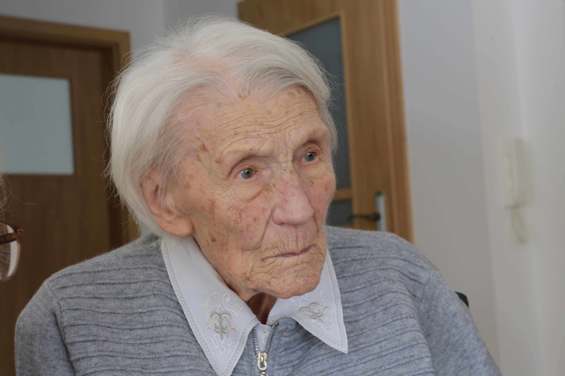 Obchodząca 11 grudnia swoje 100. urodziny Elżbieta Kolman. Zdj. Wacław Troszka 