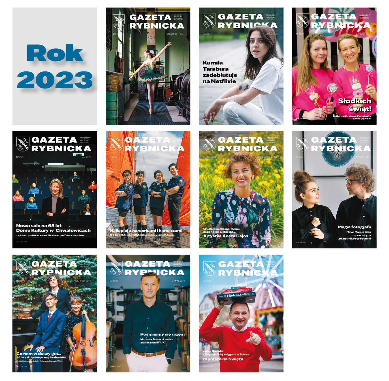 Archiwalne wydania Gazety Rybnickiej: 2023 rok Archiwalne wydania Gazety Rybnickiej: 2023 rok
